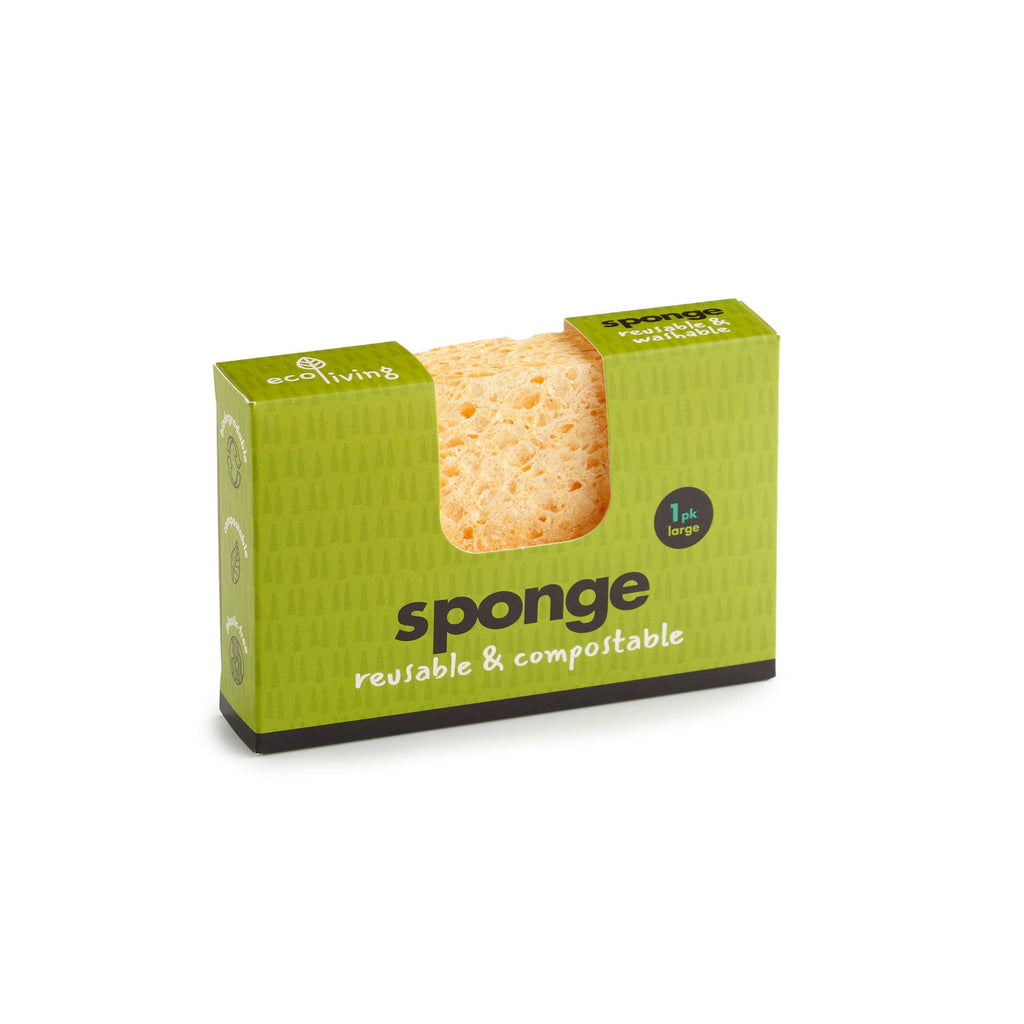 Compostable UK Sponge: 1 Wavy and 1 Large
