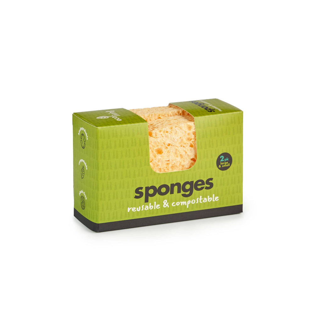 Compostable UK Sponge: Wavy Single