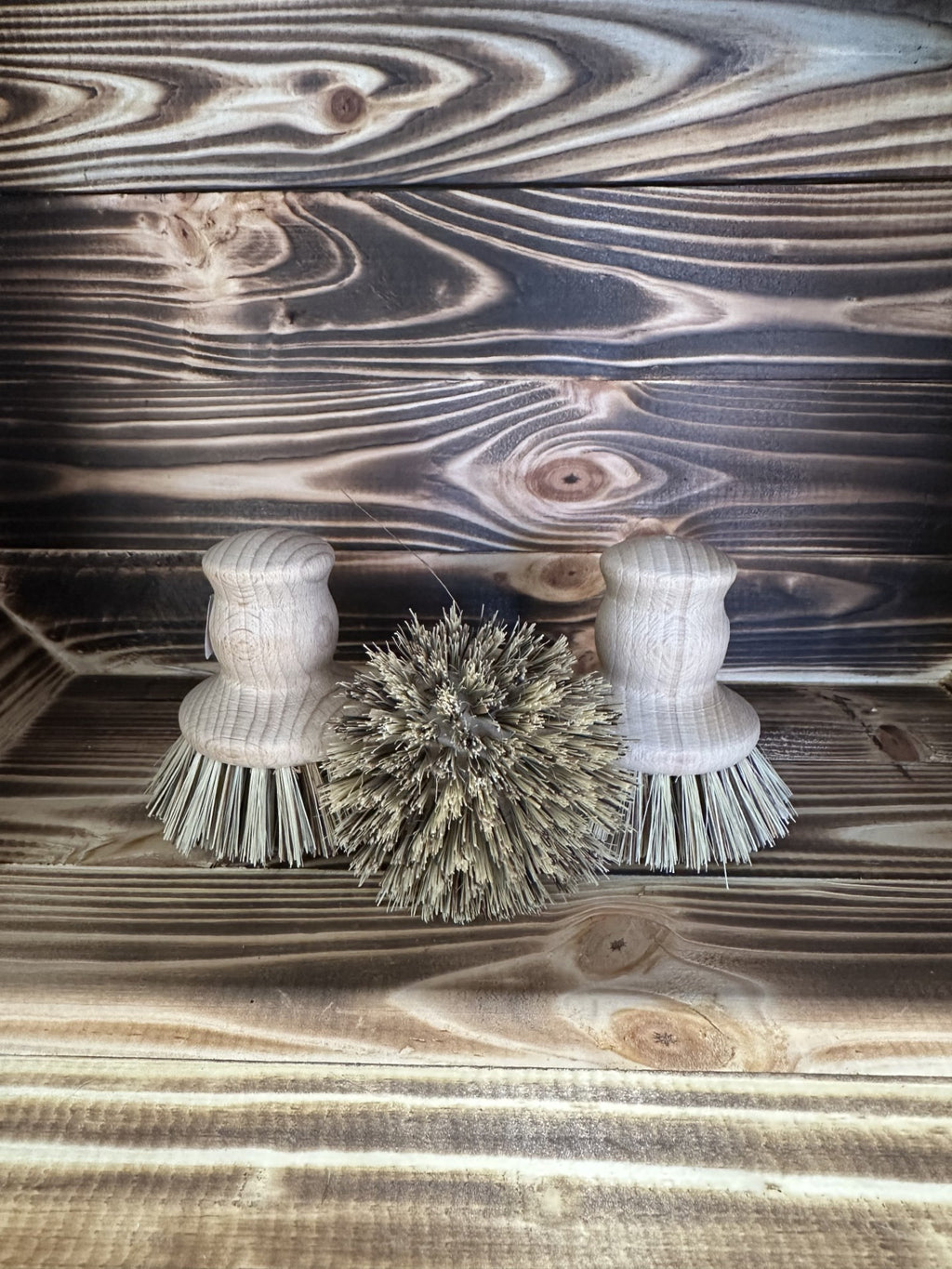 Eco-Living Wooden Pot Brush