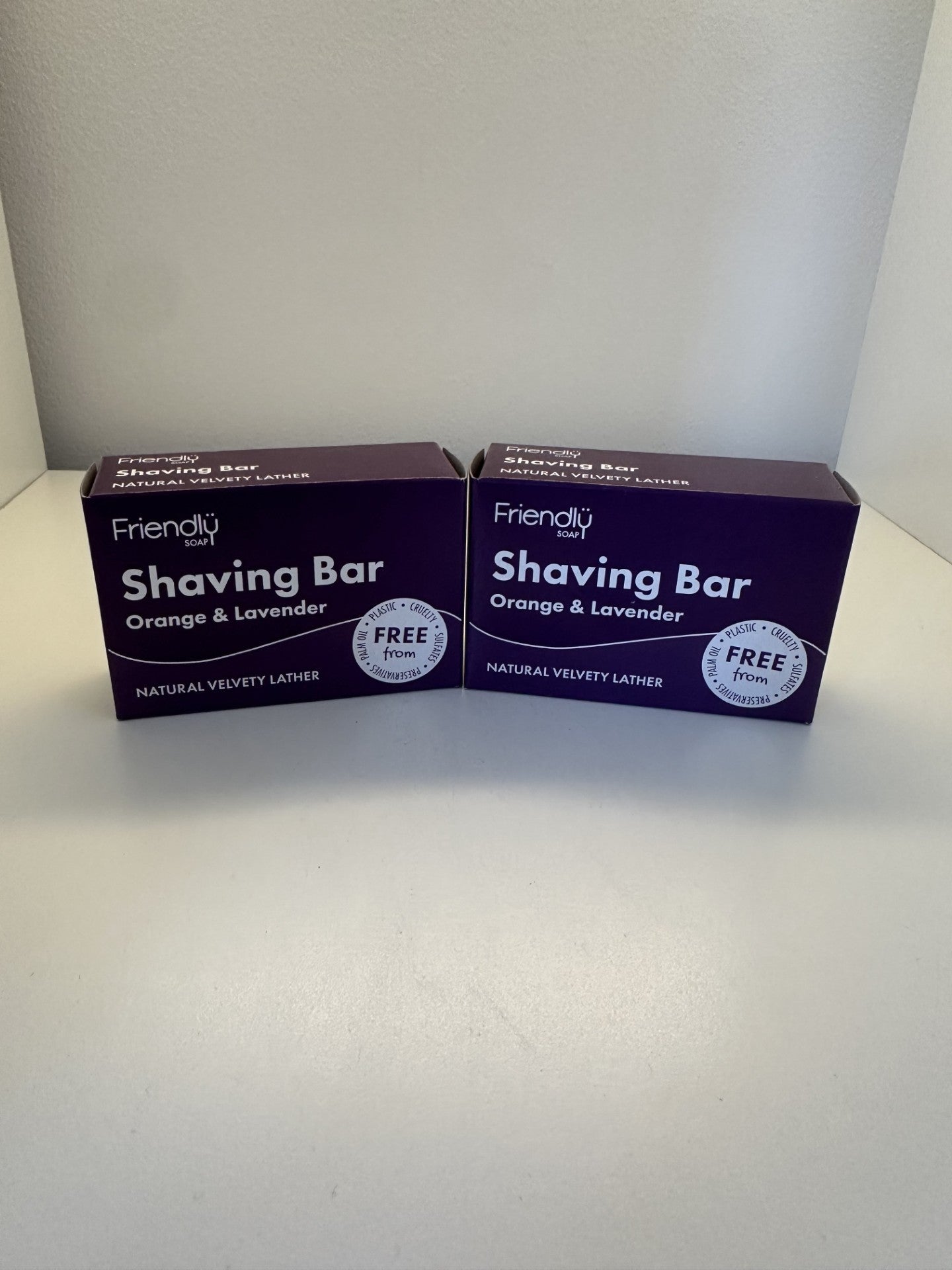 Friendly Soap Shaving Bar - Orange & Lavender